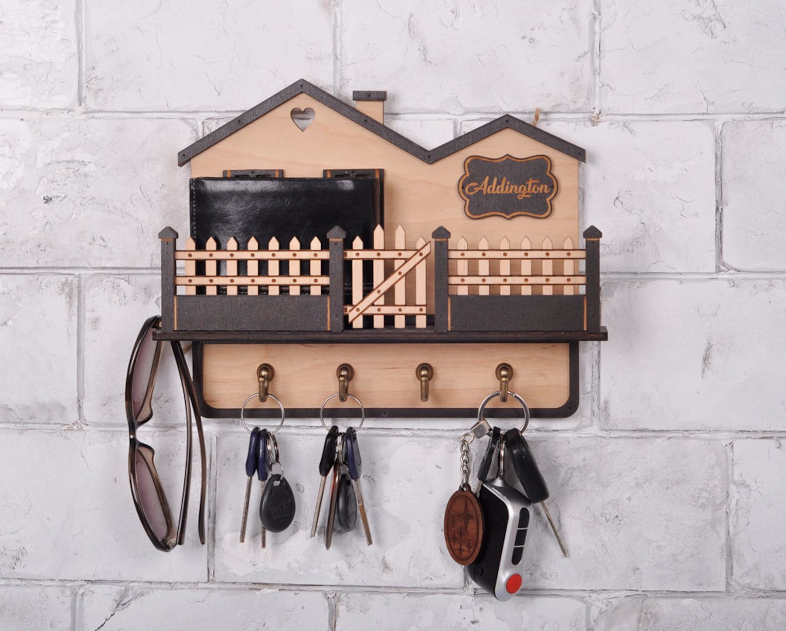 Wall Key Holder Personalized Key Holder Key Hanger for Wall Etsy