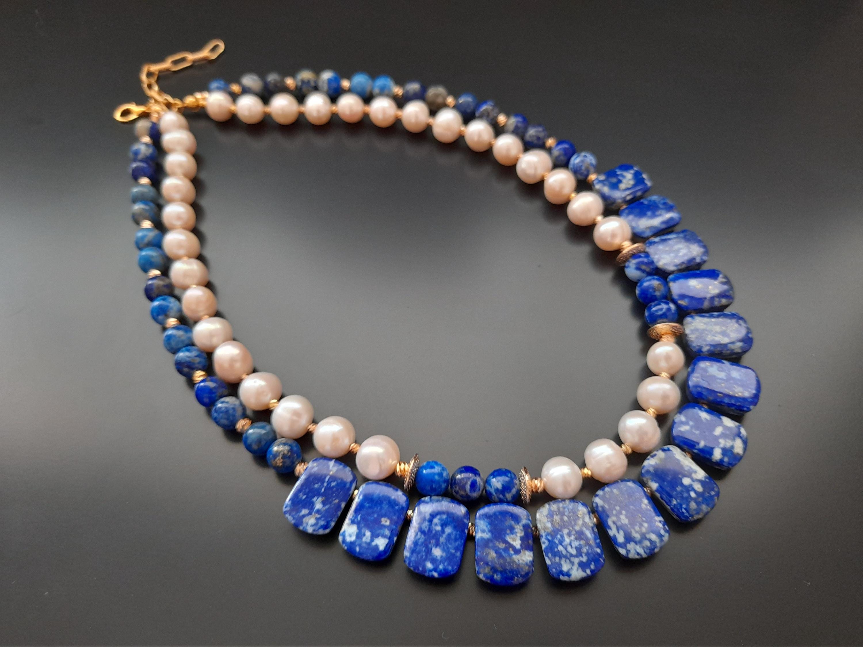 分厚いステートメントストーンビーズネックレス ビッグバロックパールゴールドチョーカー トレンディなボーホーカラフルストーンジュエリ 並行輸入品 ビッグバロックパールネックレス(ホワイト) | STELLAR HOLLYWOOD