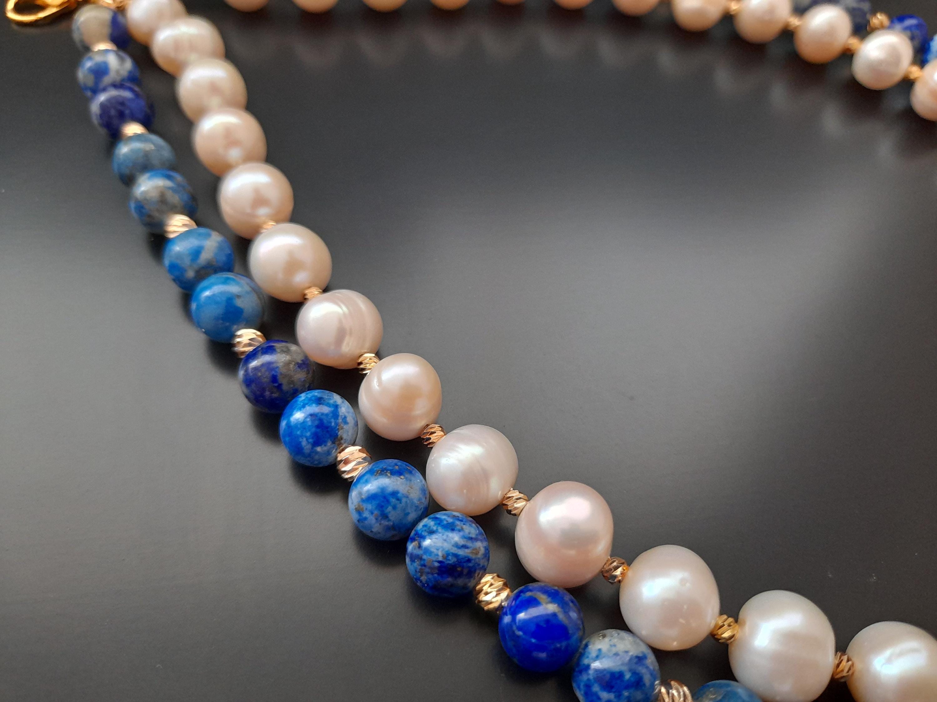 分厚いステートメントストーンビーズネックレス ビッグバロックパールゴールドチョーカー トレンディなボーホーカラフルストーンジュエリ 並行輸入品 ビッグバロックパールネックレス(ホワイト) | STELLAR HOLLYWOOD