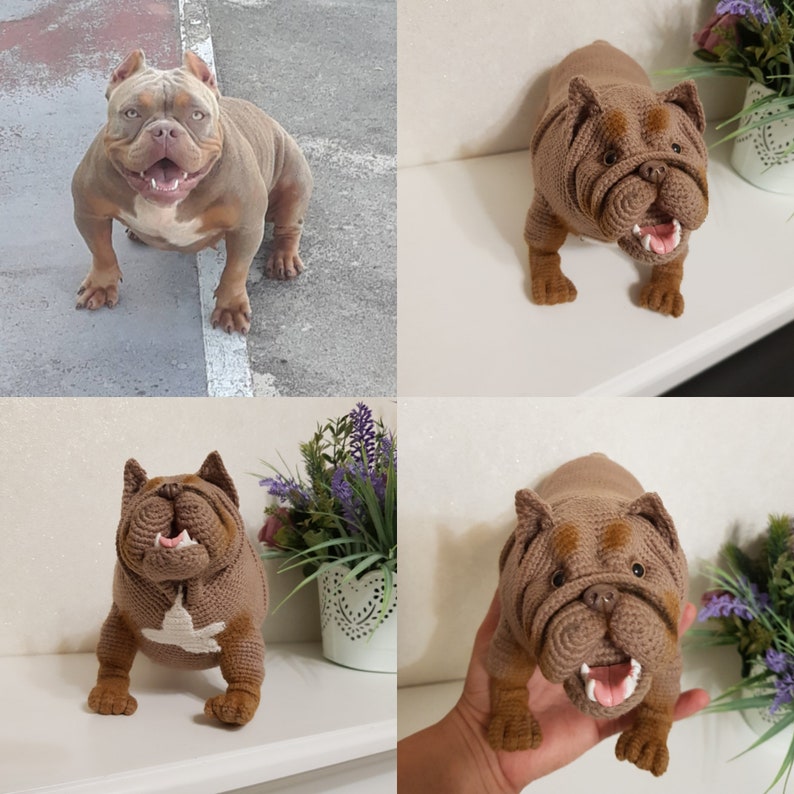 Pitbull Custom Stuff Dog Crochet By Photo Etsy Pitbull Custom Stuff Dog Crochet By Photo Etsy