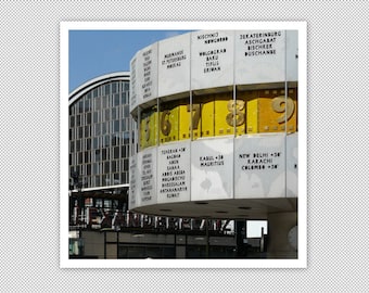 Weltzeiuhr, S-Bahnhof Alexanderplatz