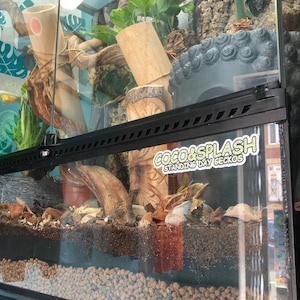 Custom Printed vinyl Reptile decoration, walter proof ,