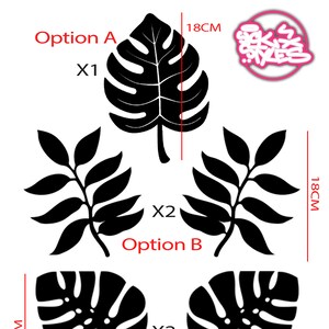 rain forest ,reptile enclosure vinyl stickers.