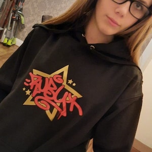 Graffiti Hoodie, Custom Design Original Hand Drawn