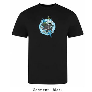 Adventure Krimi, Fan Art Graffiti T-Shirt, Original illustriertes Design. Fin & Jake , mit kostenlosen Aufklebern