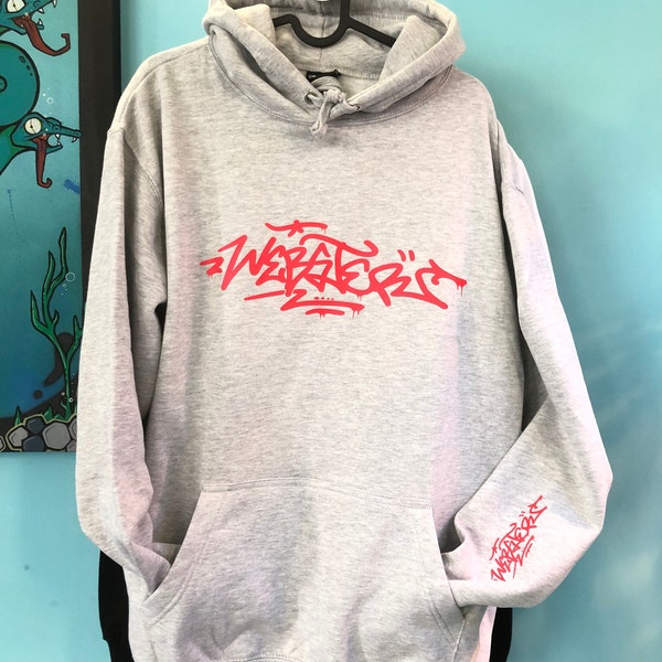 Graffiti Hoodie, Custom Design Original Hand Drawn