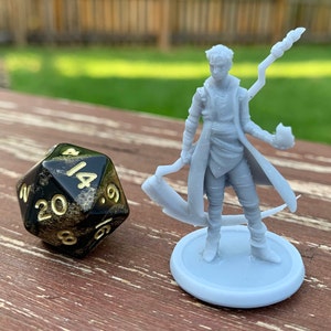 Fire Wizard - DnD, Dungeons and Dragons, Tabletop Gaming, Miniature Painting