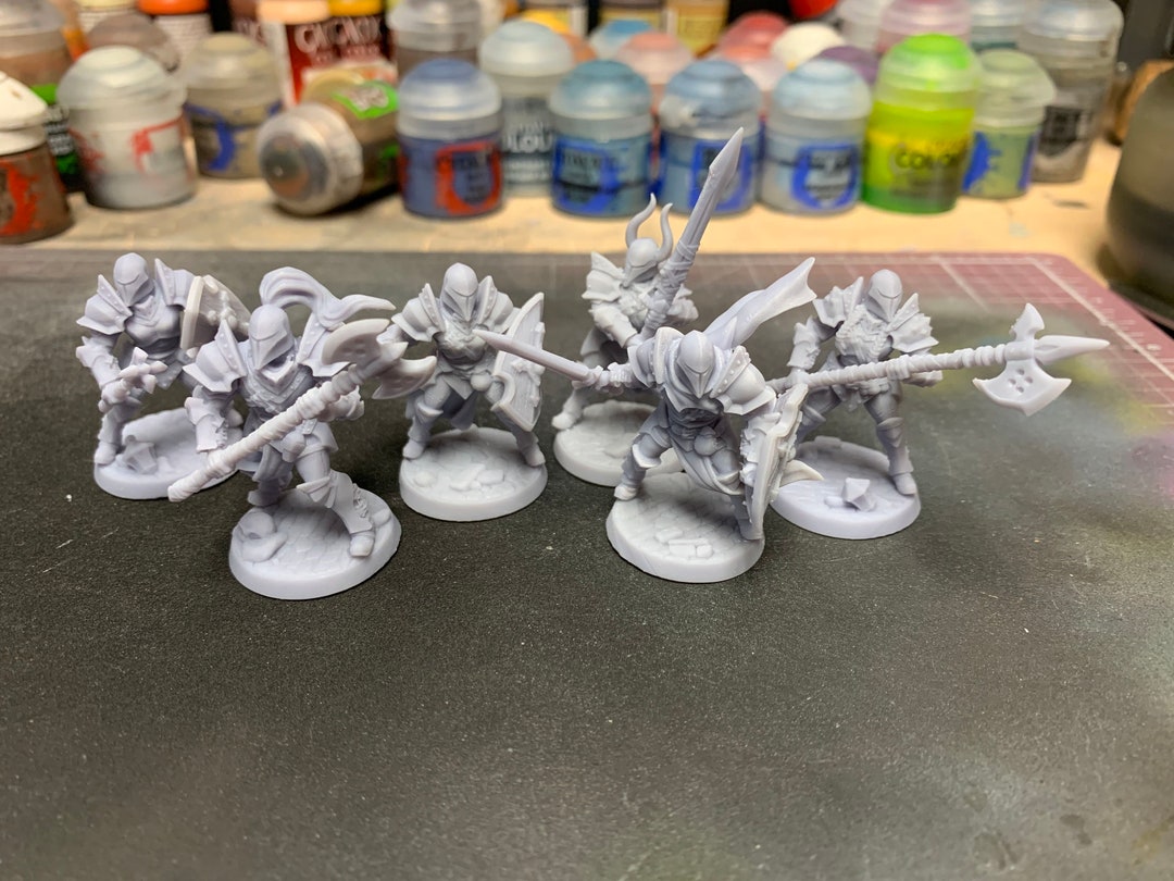 Human Fighters W/ Helmets Dnd, Dungeons and Dragons, Tabletop Gaming