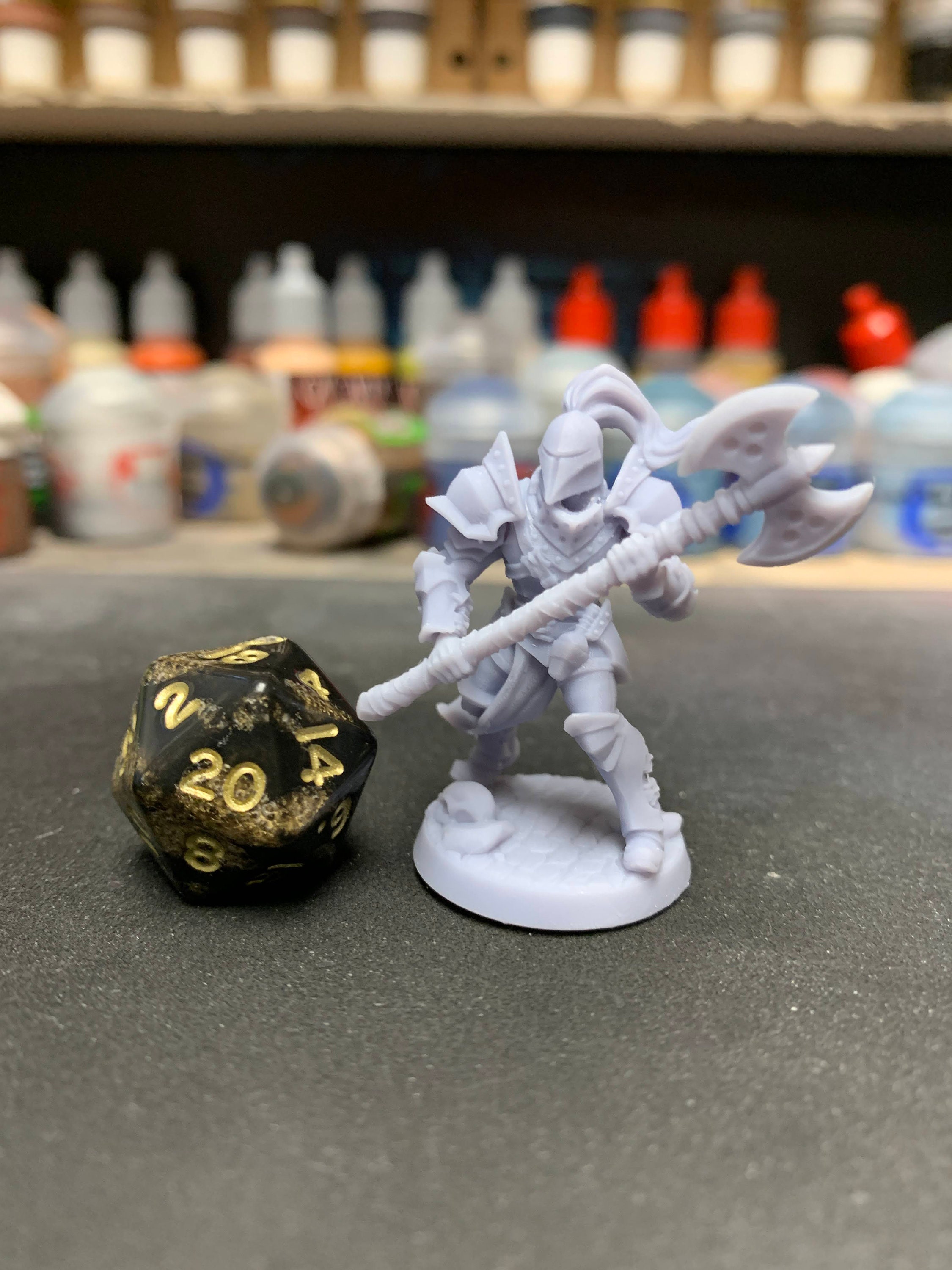 Human Fighters W/ Helmets Dnd Dungeons and Dragons Tabletop Etsy