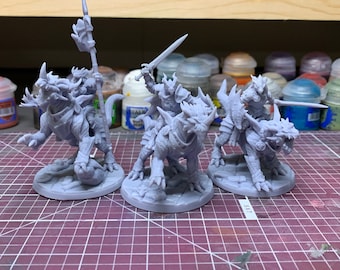 Dragonborn Riders - DnD, Dungeons and Dragons, Tabletop Gaming, Miniature Painting