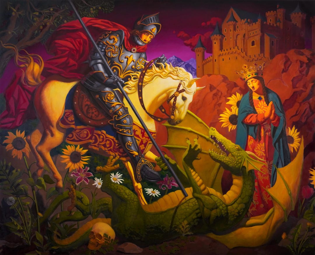 St. George Print - Etsy