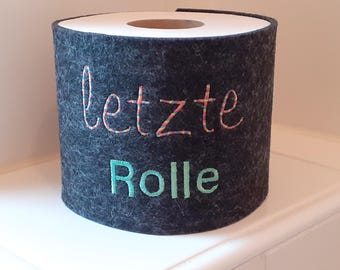 Toilet rolls - embroidered hiders