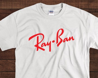 Ray Ban Shirt Ray Ban Sunglasses Ray Ban Tshirt 80s - Etsy