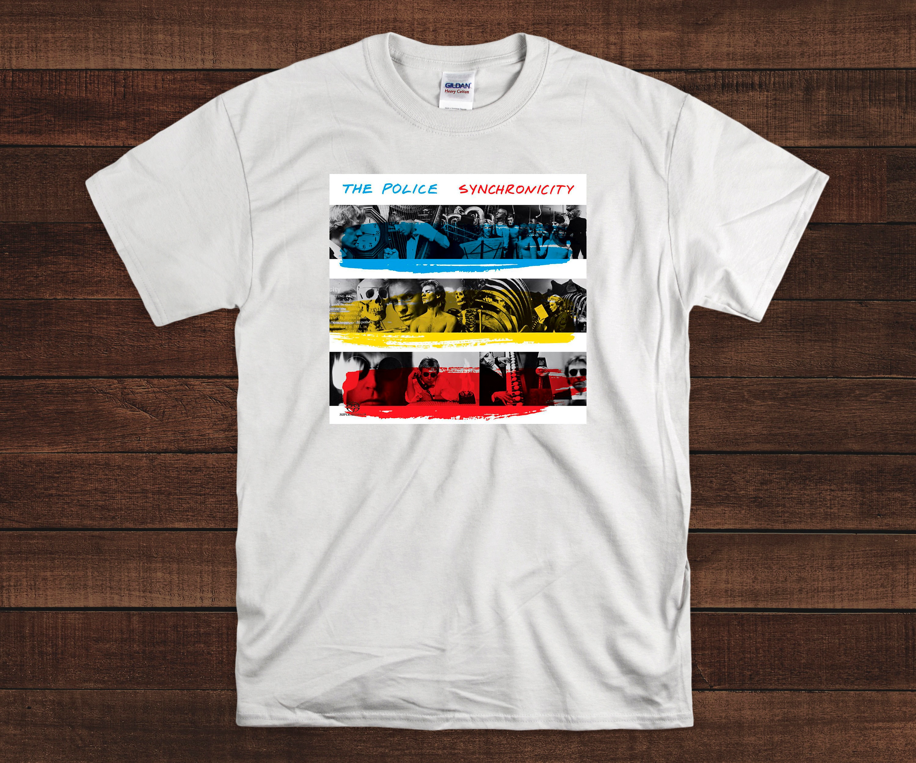 Police Band T Shirt Synchronicity Vintage 80s Shirt - Etsy