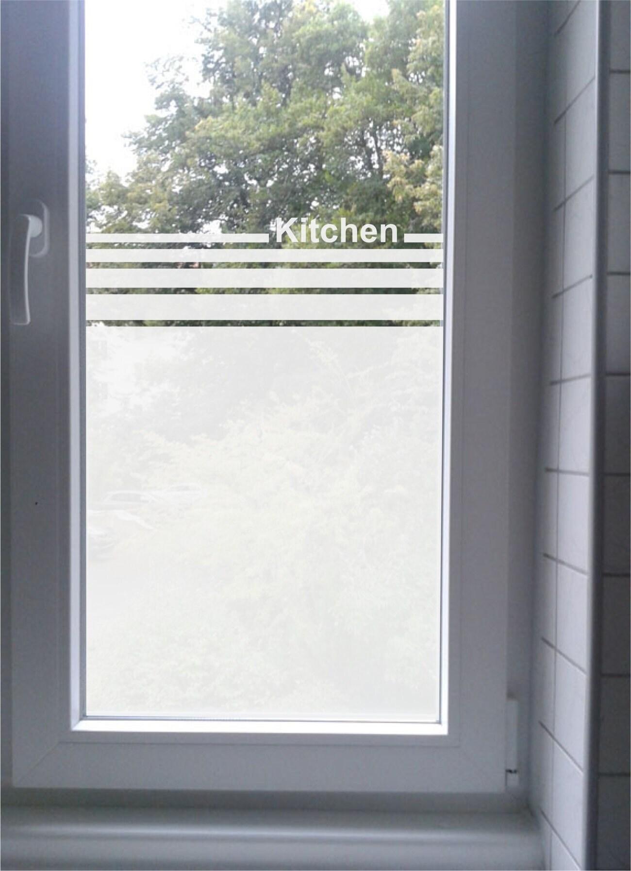 Glas FensterSichtschutz Kitchen Küche Etsy