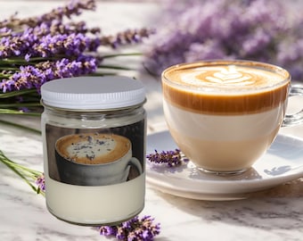 Beruhigende Latte-Kerze