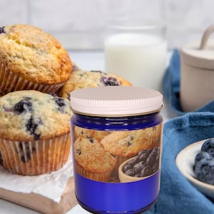 Blueberry Muffins candle