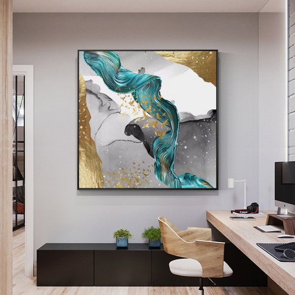 Emerald Wall Art Etsy