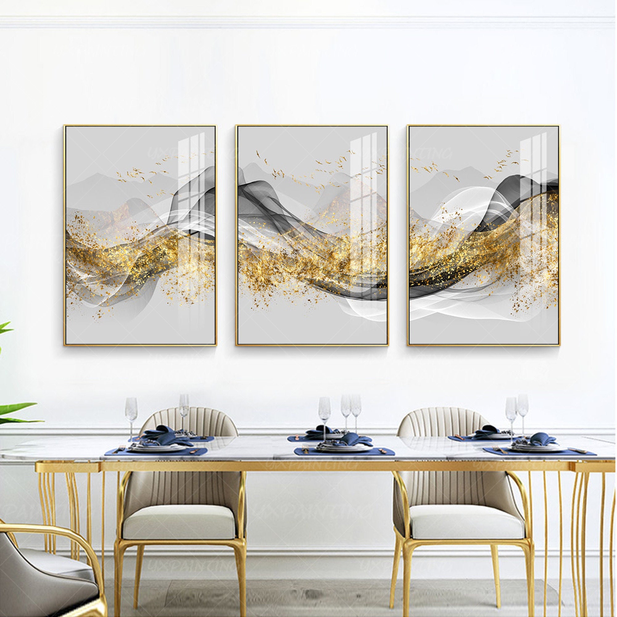 【送料無料キャンペーン】 Prints 3 of Set Art Wall Printable Wall Pieces 3 Framed Art 絵画