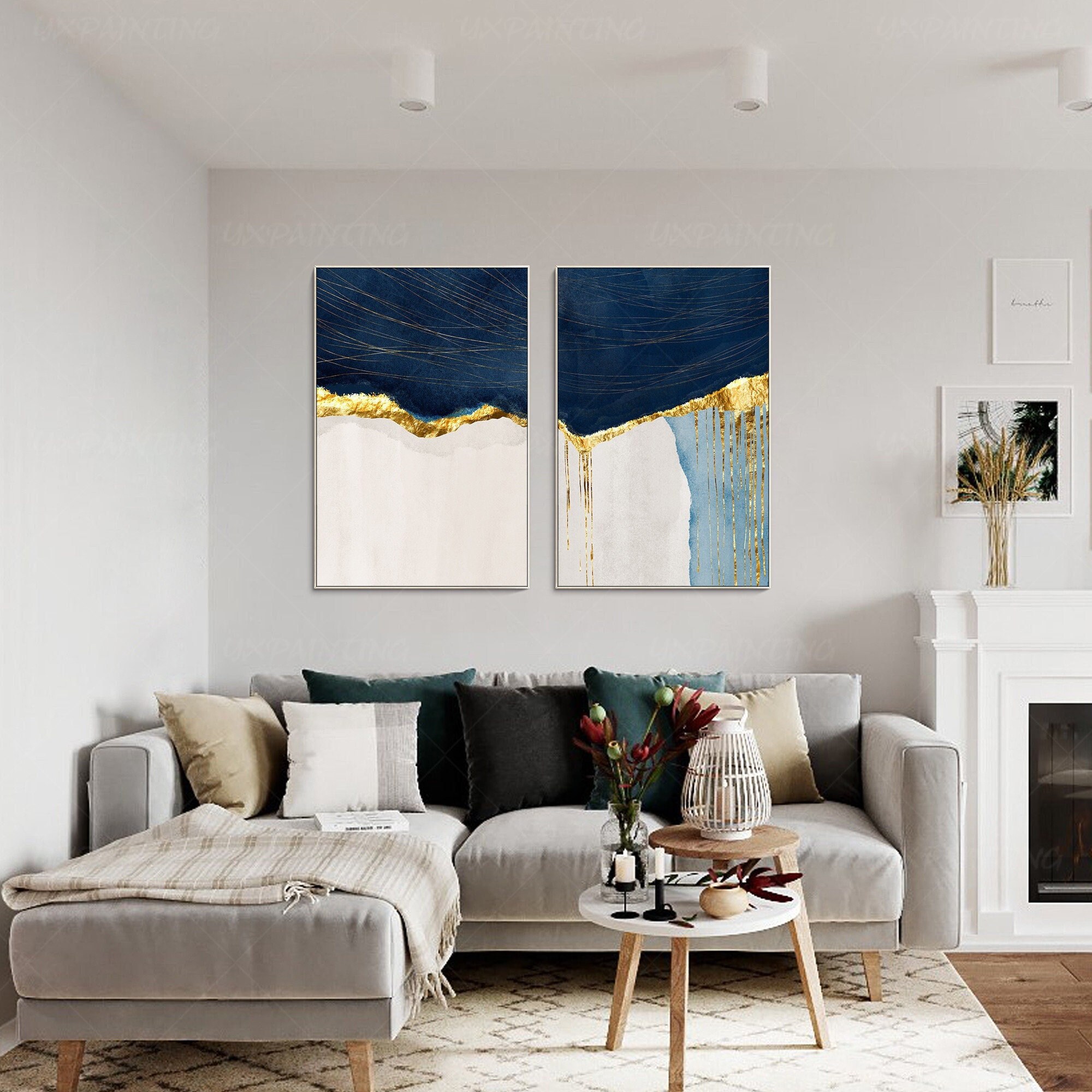 Blue.！フレーム付きキャンバスアート 714BlOcJ5SL._UF894,1000_QL80_.jpg