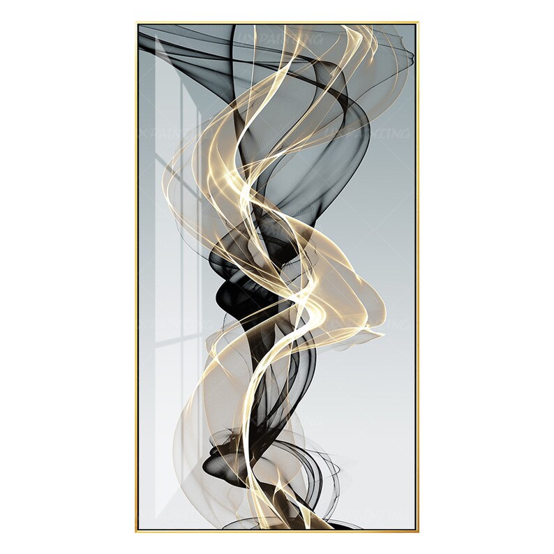 Water color Digital prints art Gold art framed painting Geometric Abstract Fog Print On Canvas printable wall art Large Wall Art Picture