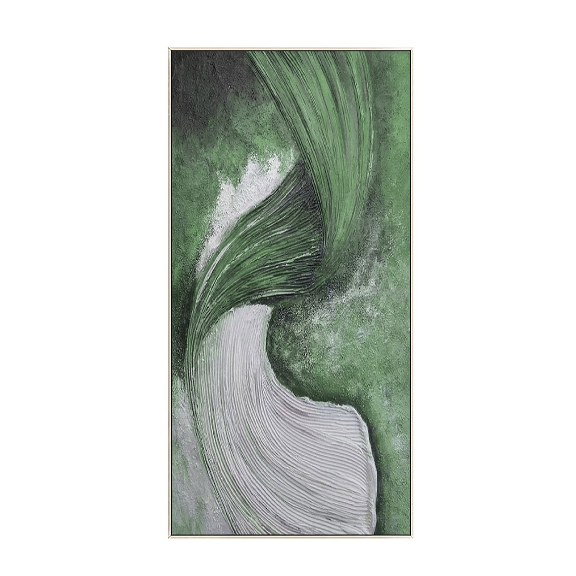 Sage Green Texture Wall Art Frame Landscape Painting on Etsy