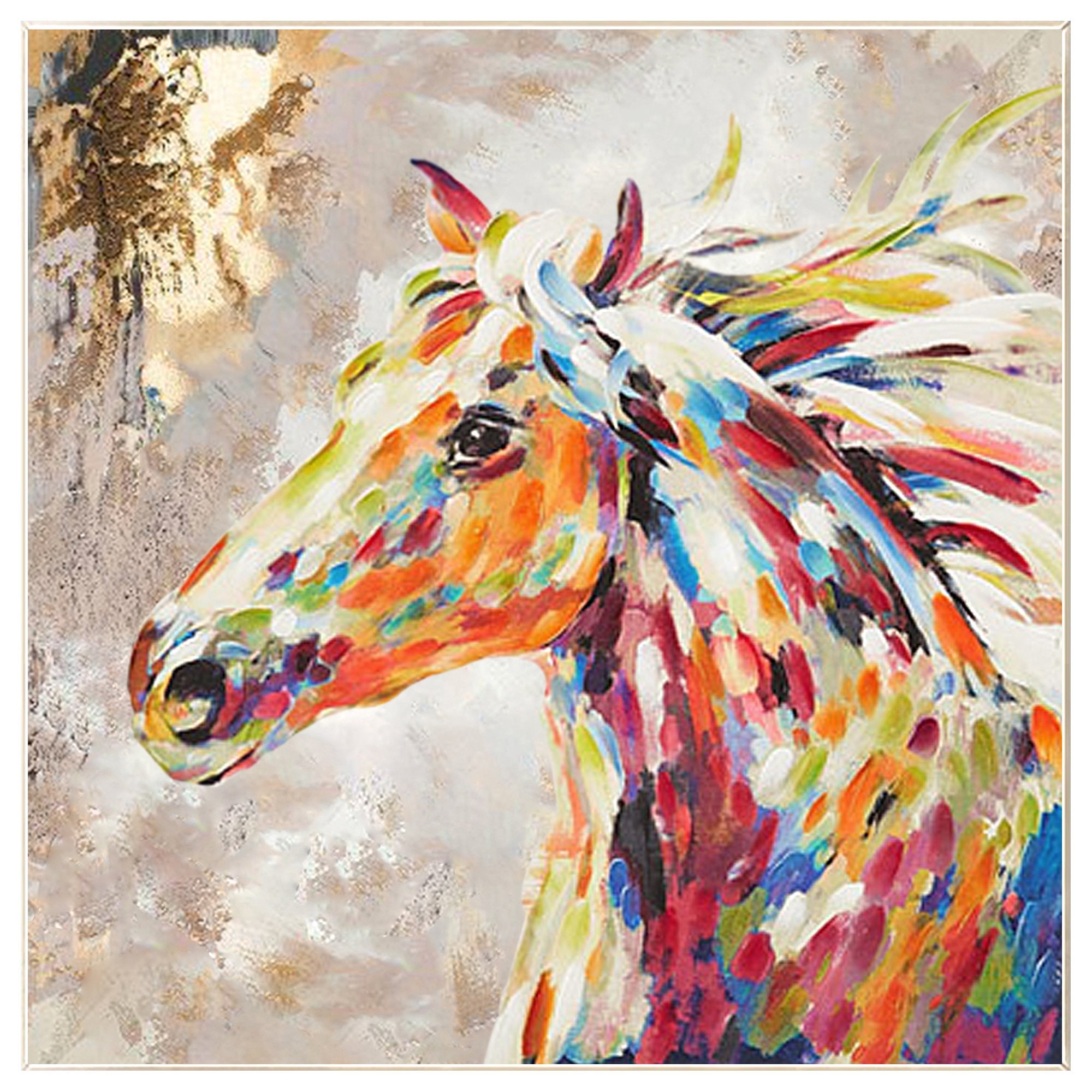 絵画　アクリル絵　額縁　キャンバス　馬 絵画 アクリル絵 額縁 キャンバス 馬 キャンバスボードコレクション