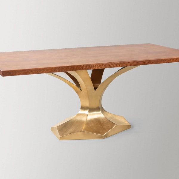 Gold Table Base Etsy