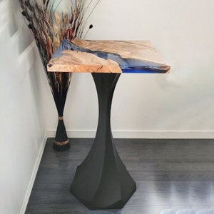 Counter Table Base (H36") | Handmade Metal Legs, Bar Table Base | Furniture Legs | FLOWYLINE DESIGN 609 Lithe