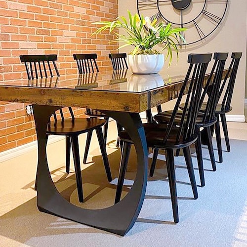 Metal Table Legs Set Of 2 Pcs Diy Steel Furniture W21 7x Metal Table Legs Set Of 2 Pcs Diy Steel, Dining Room Table Base Plans