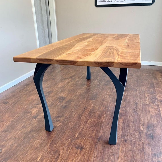 Buy Small Sewing Table, Wood Top, Black Legs