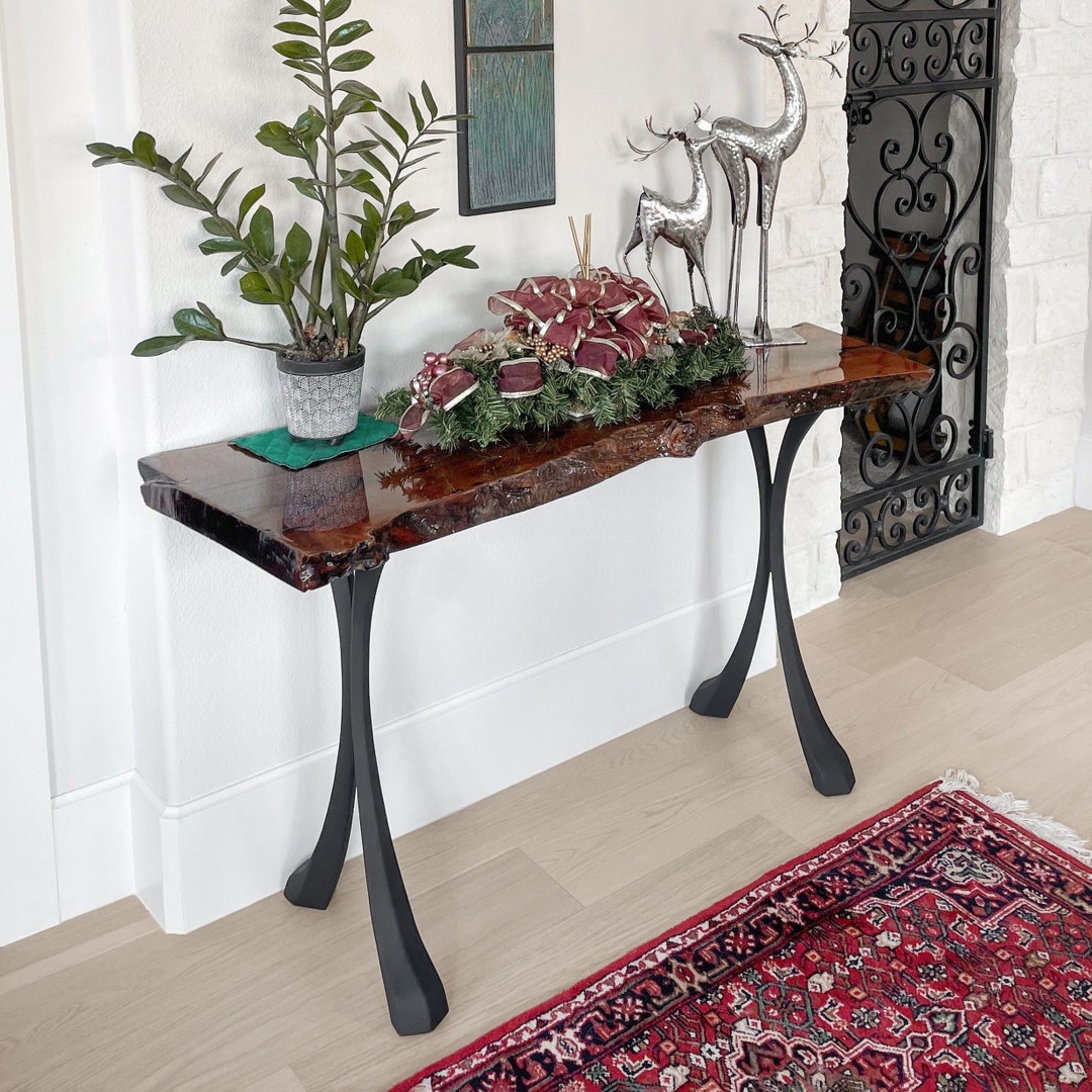 Console Table Legs w16 X 28h Handmade Hallway Etsy