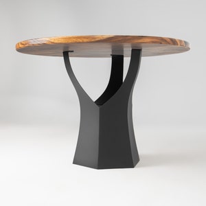 319 Namu Table Base (18"L x 16"W x 28"H) Handmade Metal Base (1 piece) | Furniture Legs, Dining Table legs | FLOWYLINE DESIGN