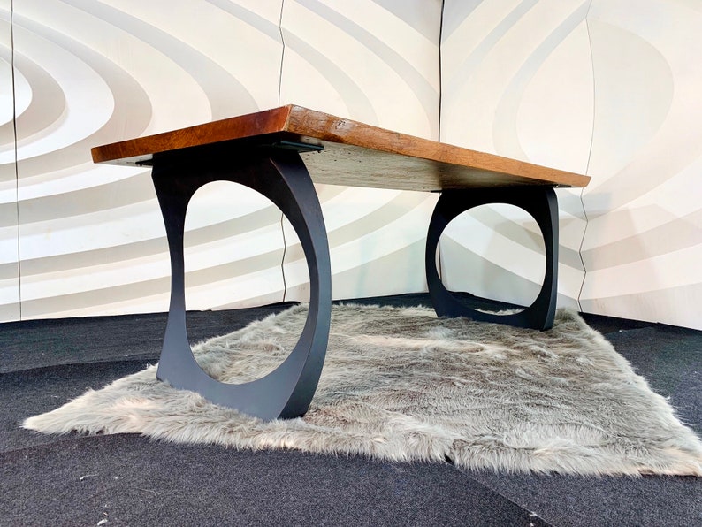 409 Cleo Handmade Metal Table Legs & Desk Legs Console Table Etsy