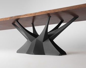 Table Base (H28) Metal Table Base, Table Legs, Pedestal, Dining Table Legs, Mid Century Modern Furniture, Flowyline Design Art 324 Kruna