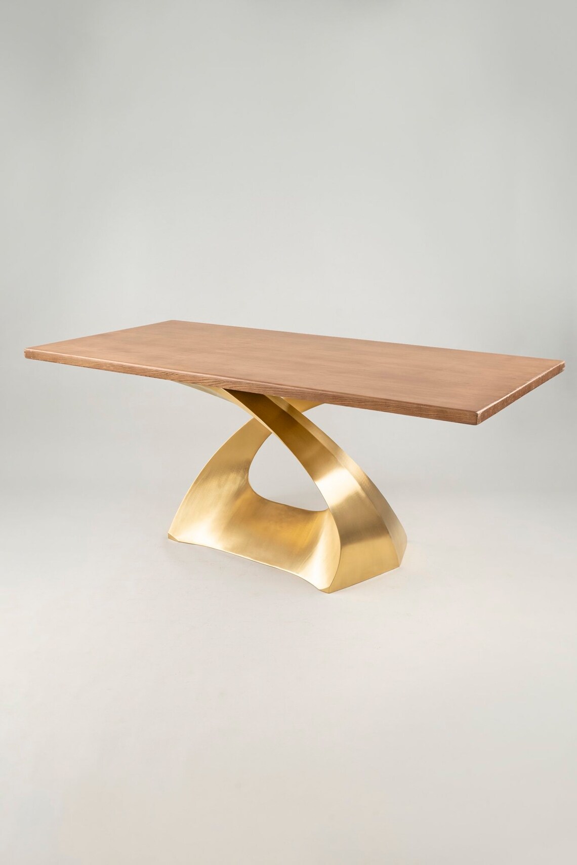 Table Base H28 GOLD 307 Tulipe Metal Handmade Desk Legs Etsy