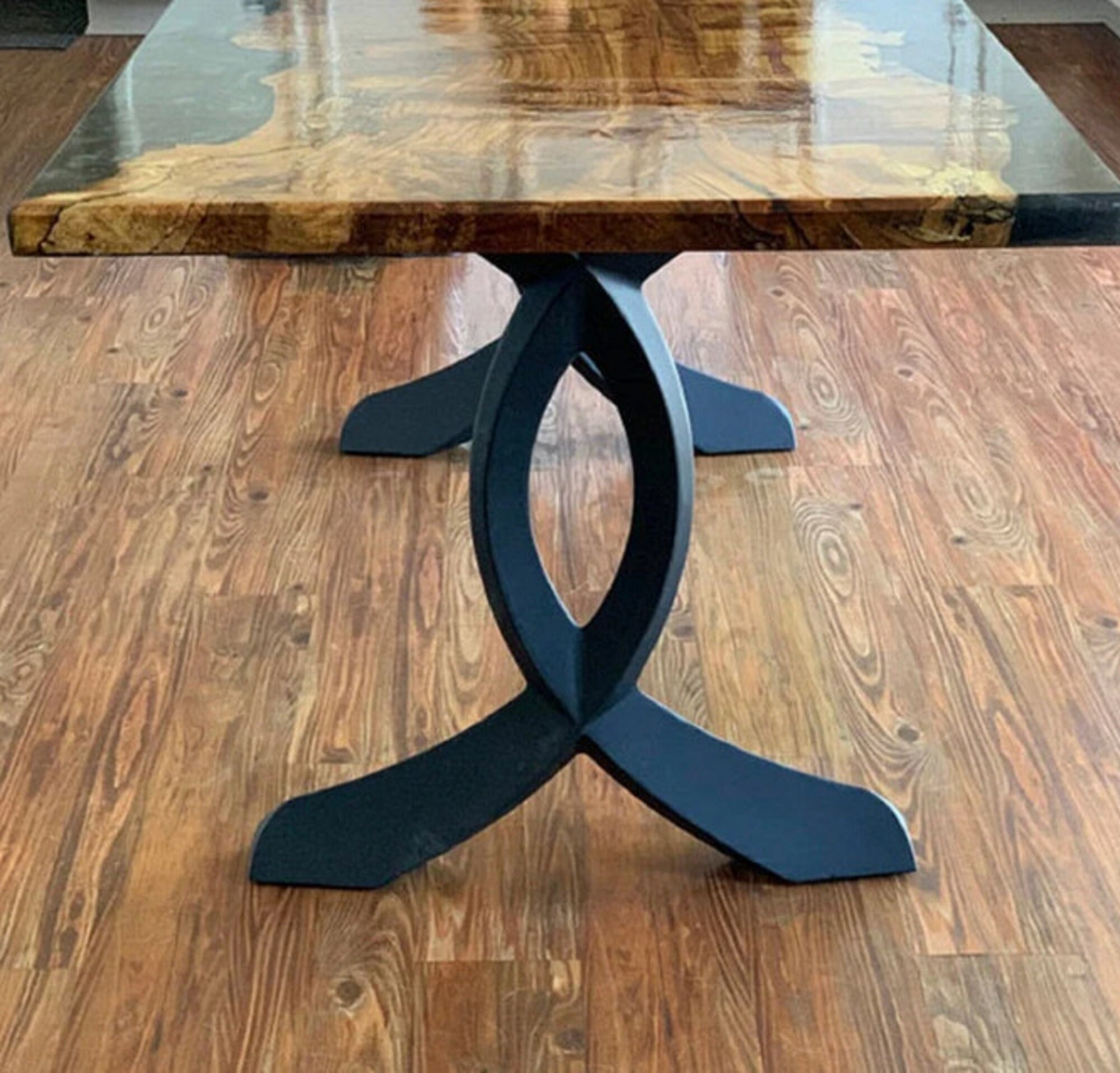 Metal Table Legs set of 2 Pcs DIY Steel Furniture w25.5x - Etsy Denmark