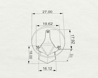 Custom 319 Namu Table Base - Standard size - NO Mounting Plate