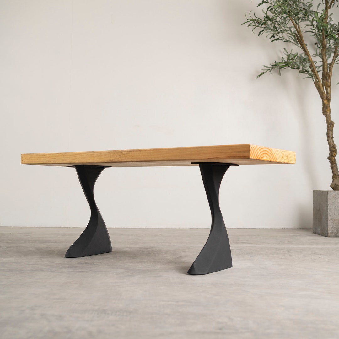 Bench Legs H16 set of 2 Pcs Modern Coffee Table Legs, Entryway Bench ...