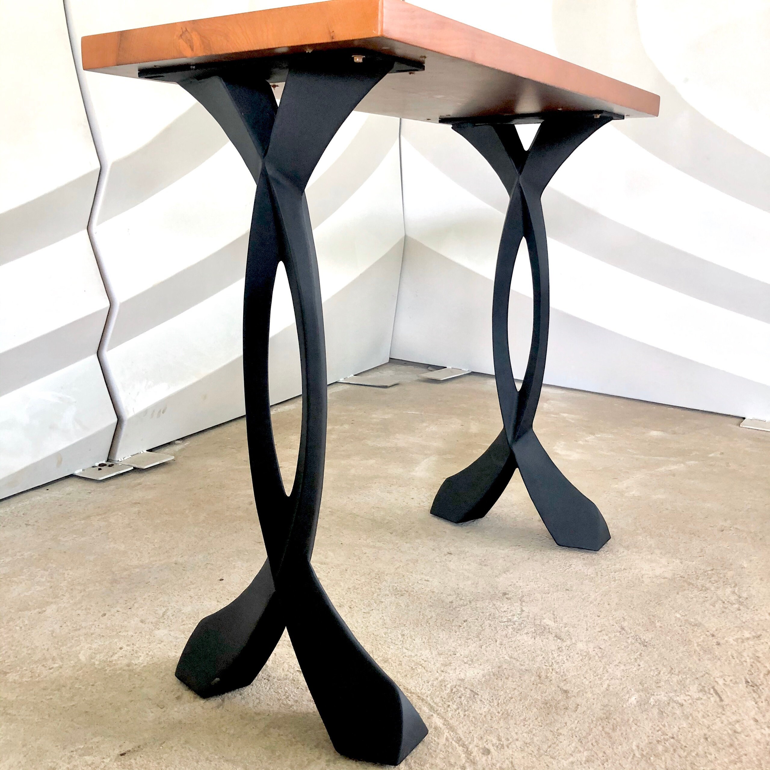 Handmade Metal Side Table Legs 28 Console Table Legs Etsy