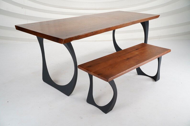 409 Cleo Table Legs 28.5H Handmade Metal Legs set Etsy