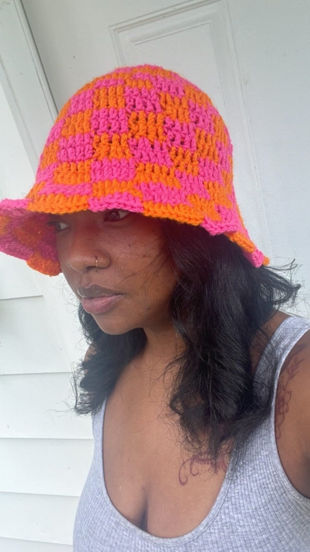 Bucket Check Hat