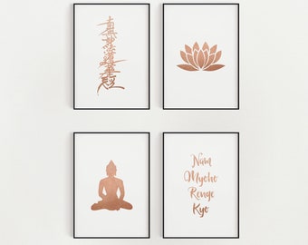 BUDDHISMO WALL ART Set of 4 Prints Meditation Poster Gohonzon - Etsy BUDDHISMO WALL ART Set of 4 Prints Meditation Poster Gohonzon - Etsy