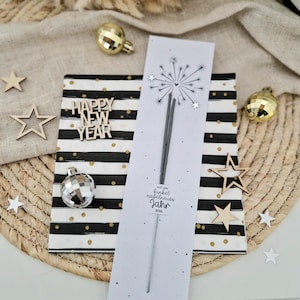 Utskriftsfildesign "Funker Glitter Print Template" | Förpackning | Tomtebloss | Nyårsafton | Gnistor | DIY | Skriv ut | PDF