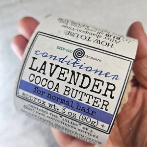 Hair: Lavender Solid Hair Conditioner Bar