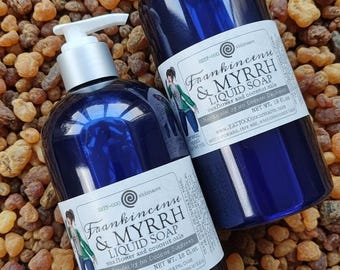 LiqSp: Frankincense Myrrh Liquid Soap