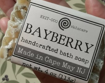Bayberry Soap: Cold Processed with Olive Oil, 4 oz