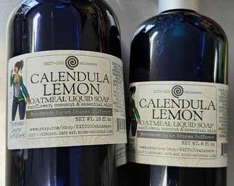 LiqSp: Calendula Lemon Liquid Soap