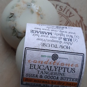 Hair: Eucalyptus Tangerine Solid Hair Conditioner Bar