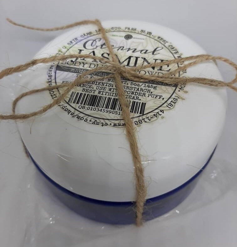 Spec Eternal Jasmine Body Dusting Powder with Puff Etsy